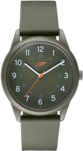 SF Field Analog Khaki Dial Khaki Silicon Strap Analog W...