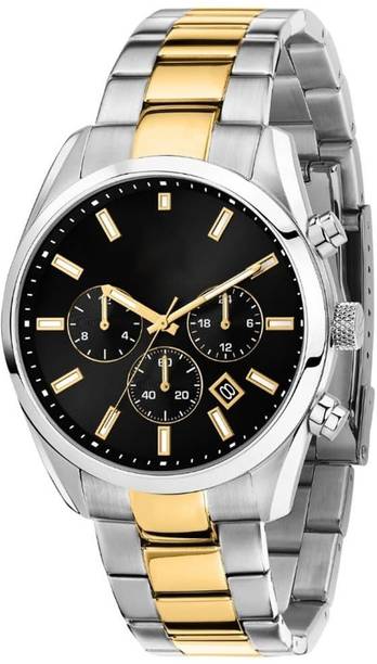 Cronoworking Silver & Gold Luxury Bracelet Watch Analog...
