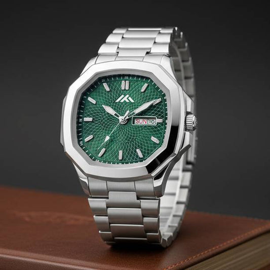 Classic Silver and Multicolor Dial Analog Watch for Men...