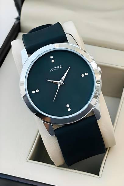 Minimalist Men's Watch with Silicone Band with Slim Cas...