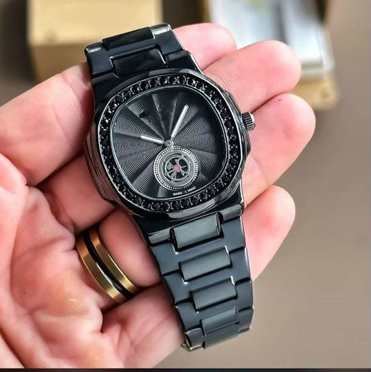 Designer Black Dial Analog Watch for Men Analog Watch ...