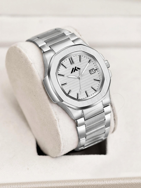 Date Functioning Series Square Dial Boys Watch with Qua...