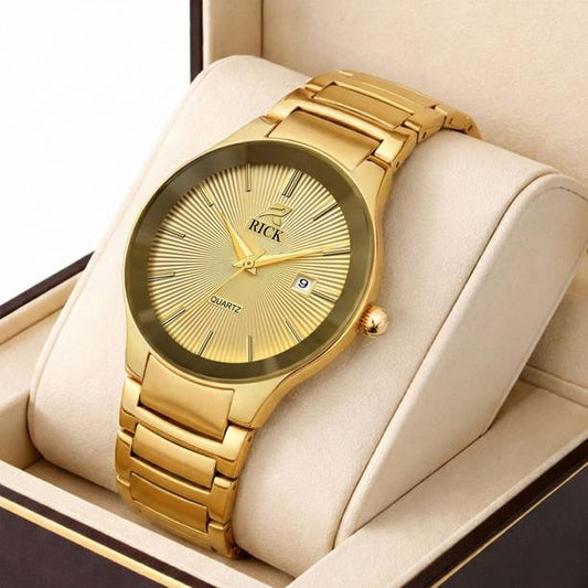 Analog Watch - For Men Premium Gold Analog Quartz Watc...