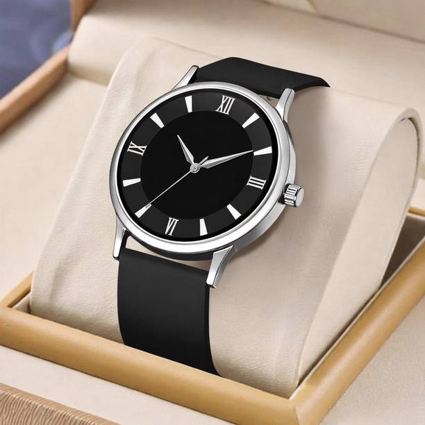 Analog Watch - For Men PZ - Roman Figure Dial Silicone...