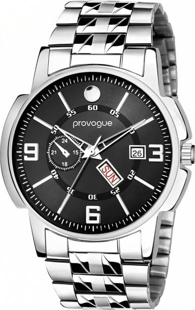 Original Sliver Plated Day and Date Funtioning Analog W...