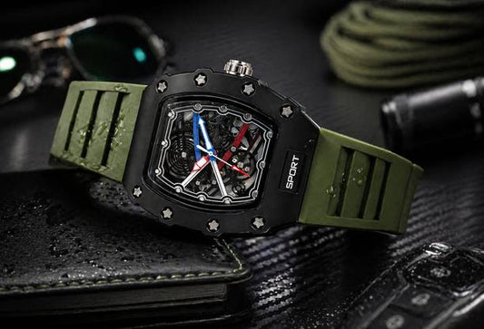Classic collection Analog Watch - For Men Skeleton Sty...