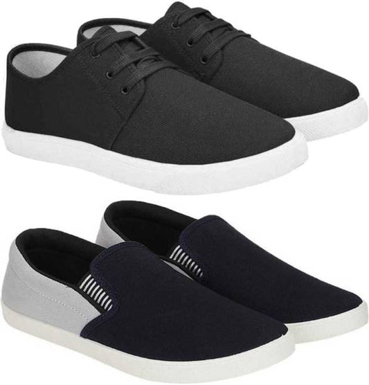 Combo Pack Of 2 Lattest Collection shoes Sneakers For M...