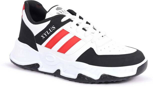 Xylus White Casual Training & Gym Walking Shoes Sneaker...