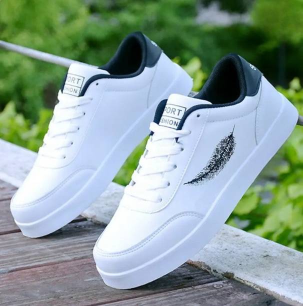 White Sneakers Men Streetwear Cool – Sneakers for Men W...
