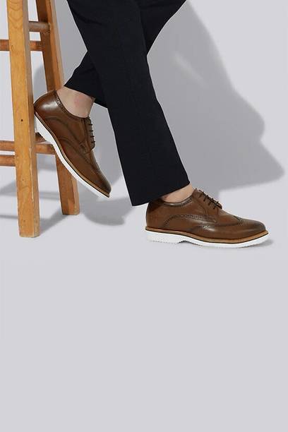 Luxe Brogues Sneakers for Men | Casual, Comfy, Breathab...