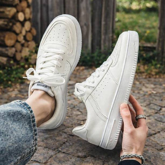 White Low-Top Sneakers Sneakers For Men