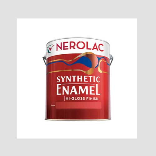 Nerolac Synthetic Enamel (Hi-Gloss Paint 4ltr. Off White)