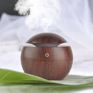 vedvit Round Electric USB Mini Humidifier Aroma Oil Diffuser Air Humidifier Office ROOM Room Air Purif...
