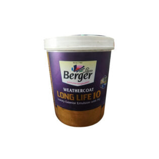 Berger 18 Ltr Weathercoat Longlife 10 Emulsion Yellow Bs
