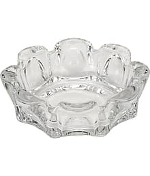 1st Time Cool Glass Ash Tray: Sleek Design for Ashes with Style 10.5 x 10.5 x 3.5 CM- C10