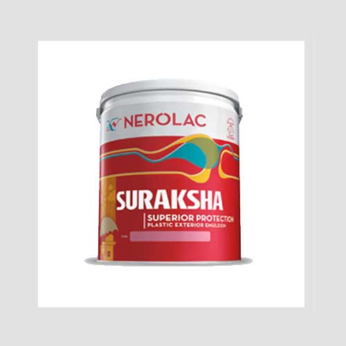 Nerolac Suraksha Plastic Exterior Emulsion Paint (1Ltr, Light Blue)
