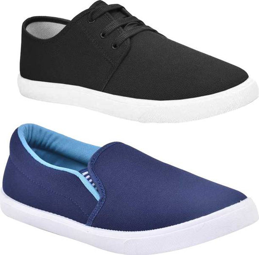 Men Combo Pack of 2 Casual Shoes Sneakers For Men