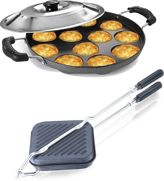 RBGIIT Non-Stick Aluminium Grill Sandwich Bread Toaster...