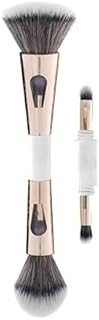 4 in 1 TravelBrush with Foundation Brush,Powder Brush,Eyeshadow Blending Brush & Flat Brush | Soft Bristles Makeup Brushes Set for Women