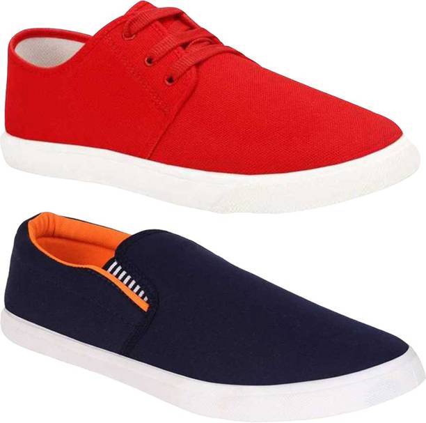 Combo Pack of 2 Casual Sneaker LightWeight Shoes Sneake...