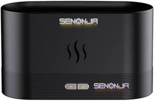 senonja Flame Essential Oil Diffuser Night Lights Auto Off Function Super and Quiet Portable Room Air ...