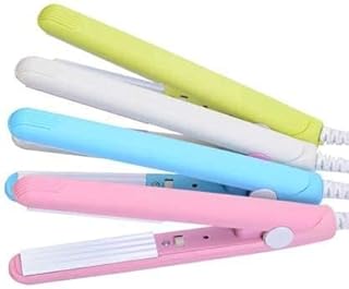 Professional Mini Hair Straightener - Ceramic Tourmaline Flat Iron for Travel, Bangs & Short Hair - Portable Electric Hair Pressing Machine for Women