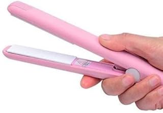 Mini Professional Temperature Control Flat Iron Hair Straightener (Pink)