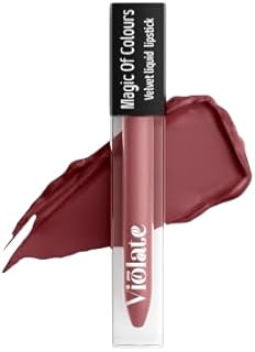 Velvet Liquid Lipstick, Hydrating Mousse Texture, Vegan, Full Coverage, Long-Lasting Weightless Velvety Formula, Nourishing Lipstick for Soft Lips, 5