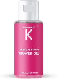 Kronokare Midnight Berries Shower Gel - 30 ml | Deep Cleansing & Hydrating Body Wash | Fruity Berry Fragrance | Moisturizing, Gentle on Skin | For All
