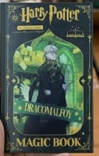 Draco Malfoy Magic Book Notebook – Hardcover Themed Journal | Premium Writing Diary for School, Office & Gifting
