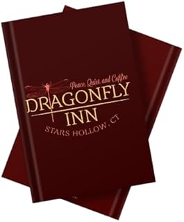 THE UMBRELLA STORE Dragonfly Inn Hardcover Journal Notebook Copy Dairy | Compatible with Gilmore girls | GG - Compatible with Gilmore Girls inspired