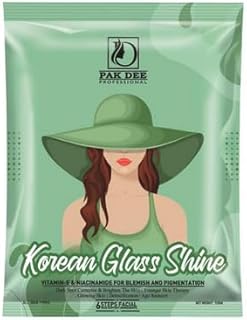 Korean Glass Shine Vitamin-E & Niacinamide For Blemish And Pigmentation 6 Step Facial Kit