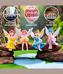 3MADS 4 Piece of LOVE Letter Flower Fairy Doll Showpiece
