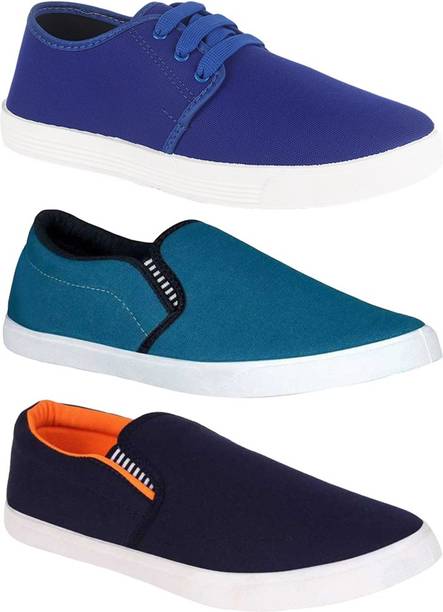 Combo Pack of 3 Casual Sneakers With Sneakers For Men