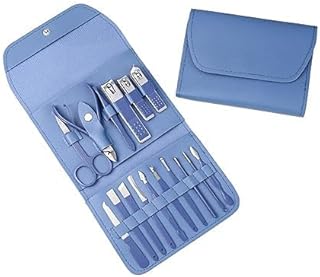 16-Piece Manicure Set Nail Clipper Kit - Stainless Steel Nail & Pedicure Tools for Men & Women | Professional Grooming Kit for Hand, Foot, Skin & Faci