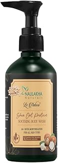 Naulakha Naturals Shea Oat Protein BODY WASH for making your body smooth and shiny | Sulphate And Paraben Free | Enriched With Natural Ingredients | 3