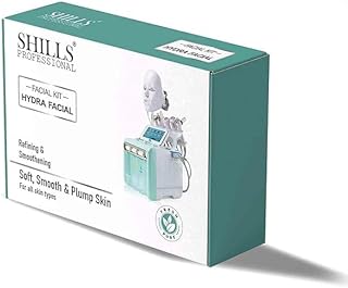SHILLS Professional Hydra Facial Kit, Deep Cleansing, Hydration & Skin Rejuvenation Machine, for Soft, Smooth & Plump Skin, – Suitable for All Skin Ty