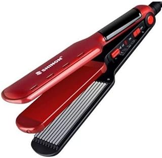 S2S Hair Straightener Portable Professional Range With Plastic Storage Box For Women, Teen Girls And Hair Stylists (Red)