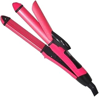 WEEL ZONES 2 in 1 Hair Straightener and Curler | hair straightening machine, Beauty Set of Professional Hair Straightener and Hair Curler with Ceramic