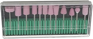 Kreni Nail Art Electric Grinder Drill Bit Set – Professional Wheel Head & Polishing Heads for Acrylic, Gel & Natural Nails – Nail Drill Machine Access