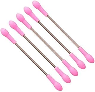 5PCs Facial Hair Remover Quick Smooth Effective Threading Tool For men and women Portable Epilator Spring Stick Natural Stainless Steel Extraction Dev