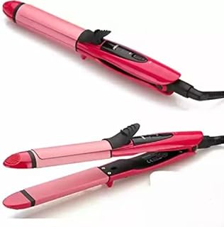 Hair Straightener & Curler 2 in 1, 26mm Nano Ceramic Coating, 35W - Professional Beauty Hair Styling Set