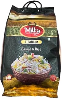 Milky Plus Premium Basmati Rice Titanium with Rich Aroma | Perfect Fit for Everyday Consumption (5Kg)