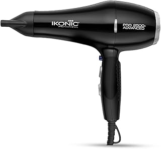 IKONIC PROFESSIONAL 2500+ ADVANCED HAIR DRYER with dual watts compatibility 2400W-2800W ideal for global setting and Ionic technology for frizz contro