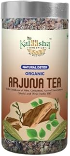 Kalaasha Organics Organic Arjuna Tea 150g | Heart-Healthy Herbal Tea | Ayurvedic Caffeine-Free Cardiac Support | Natural Blood Pressure & Cholesterol