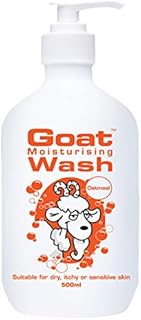 Goat Moisturizing Body Wash Enrich with Oatmeal and Goat Milk, Helps To Repairs Damaged Skin, Moisturizes Skin, Relieves Irritation & Inflammation for
