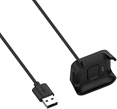 OBOE Wireless Charging Dock Compatible with Redmi Watch GPS/Mi Watch Lite Fast Charger Stand USB Charger Cable (Black)