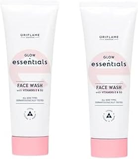 glow essentials face wash with vitamins e and b3-125 x 2 ml - Pack of 2