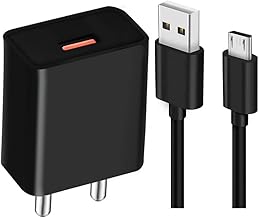 Fast Charger for Lenovo Tab M8 (FHD) Original QC Adapter Type C 3.0A High Speed Fast Turbo Charge QC 3.0 Smart SinglePort with 1m Micro Charging & Syn
