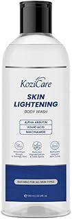 Kozicare Soap Skin Lightening Body Wash Gel | Alpha Arbutin, Niacinamide & Kojic Acid | Helps Reduces Pigmentation, Dark Spots & Uneven SkinTone |For